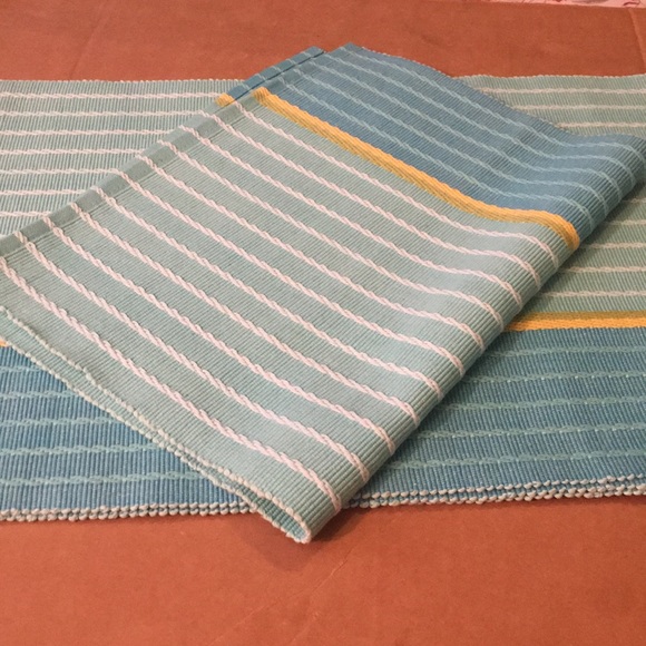 Set of 4 woven placemats - Picture 1 of 2
